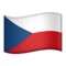 Czechia emoji on Apple